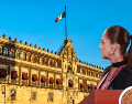 La Presidenta Claudia Sheinbaum Pardo recibió en Palacio Nacional a la segunda gobernadora interina de Sinaloa, Graciela Domínguez Nava. EFE / ARCHIVO