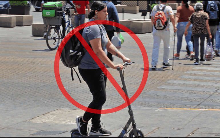 Los patines eléctricos son cada vez más comunes en la CDMX. EL INFORMADOR/ARCHIVO