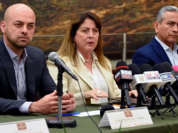 El fiscal Fernando Blumenkron ofreció una rueda de prensa luego de que se confirmara la detención de Javier "N". EFE/T. Rivera