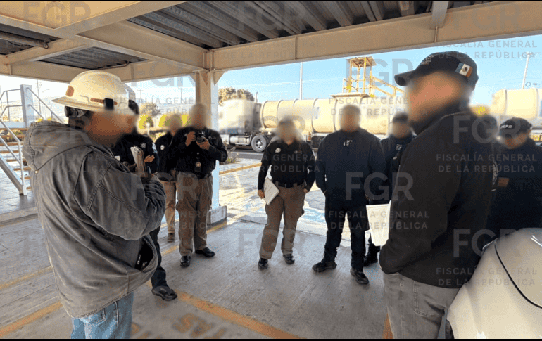 La investigación del caso comenzó el pasado 3 de julio, tras la detención de una persona que posiblemente descargaba combustible en una gasolinera en San Luis de la Paz, Guanajuato. ESPECIAL / FGR