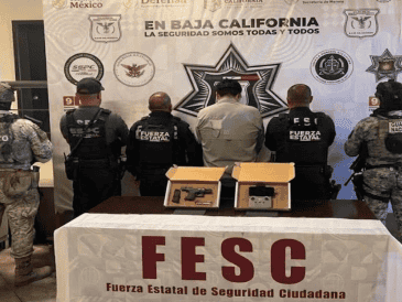 La detención fue lograda como parte de la Operación Águila Alta y mediante el intercambio de información entre elementos de seguridad de México con autoridades de Estados Unidos. X / @GabSeguridadMX