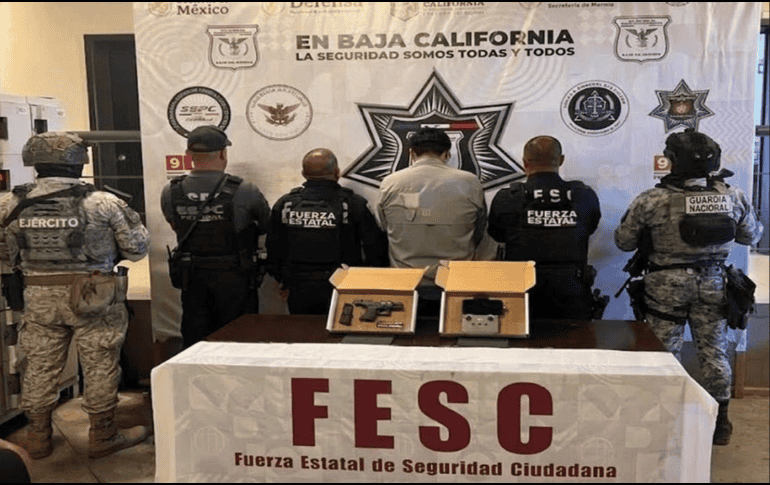 La detención fue lograda como parte de la Operación Águila Alta y mediante el intercambio de información entre elementos de seguridad de México con autoridades de Estados Unidos. X / @GabSeguridadMX