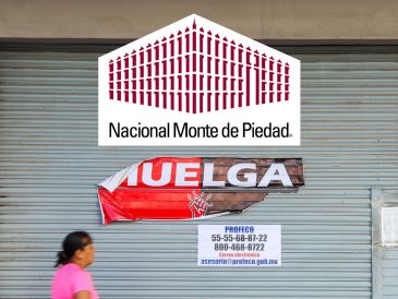 Mientras tanto, las sucursales de Nacional Monte de Piedad permanecen cerradas. EL INFORMADOR / ARCHIVO