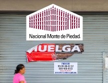 Mientras tanto, las sucursales de Nacional Monte de Piedad permanecen cerradas. EL INFORMADOR / ARCHIVO