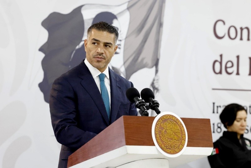 Omar García Harfuch en Guanajuato. EFE / Presidencia