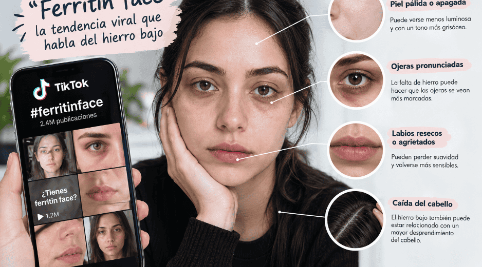 Ante síntomas persistentes como cansancio, palidez o caída excesiva del cabello, la recomendación sigue siendo la misma: acudir a un profesional de la salud y evitar confiar únicamente en las tendencias virales. ESPECIAL/CHATGPT