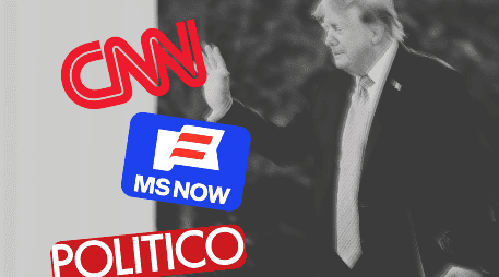 El veto anunciado afecta tanto a MS NOW como a CNN, dos importantes cadenas de noticias de Estados Unidos. EFE/EPA/POOL