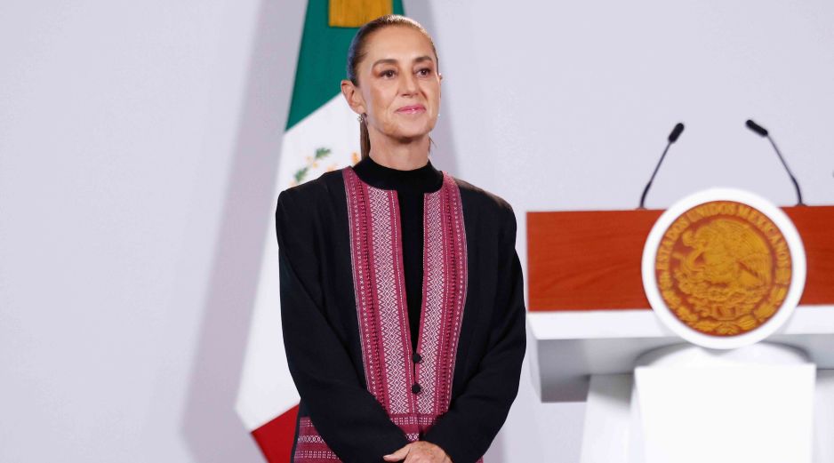 Claudia Sheinbaum desmintió que el almirante en retiro Rafael Ojeda esté prófugo. SUN/D. Sánchez