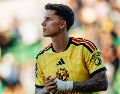 Los jugadores de las Águilas del América afinan los últimos detalles tácticos antes de medirse a Guadalajara. El plantel azulcrema busca aprovechar la localía en el Estadio Banorte para superar a su acérrimo rival en la tabla de posiciones. INSTAGRAM/@BRIAN RODRIGUEZ_10