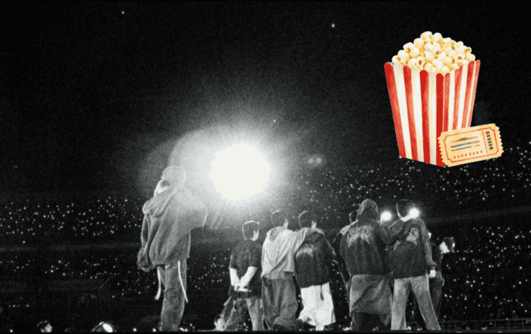 La experiencia permitirá disfrutar en salas cinematográficas de dos conciertos completos de BTS, correspondientes a sus presentaciones en Buenos Aires, Argentina, y São Paulo, Brasil. FACEBOOK / BTS