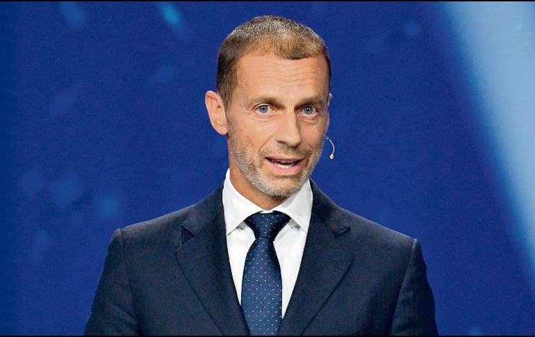 Aleksander Ceferin. El presidente de la UEFA, junto al de Concacaf, pide más recursos para las federaciones asociadas a la FIFA. AFP/M. Yalcin