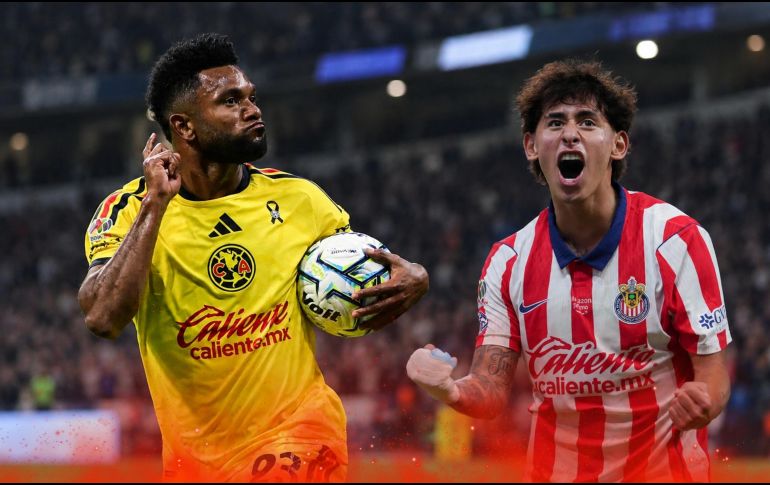 El Clásico Nacional se disputará este sábado, en el Estadio Banorte, como parte de la Jornada 9 del Apertura 2026 de la Liga MX. ESPECIAL / IMAGO7 y CANVA