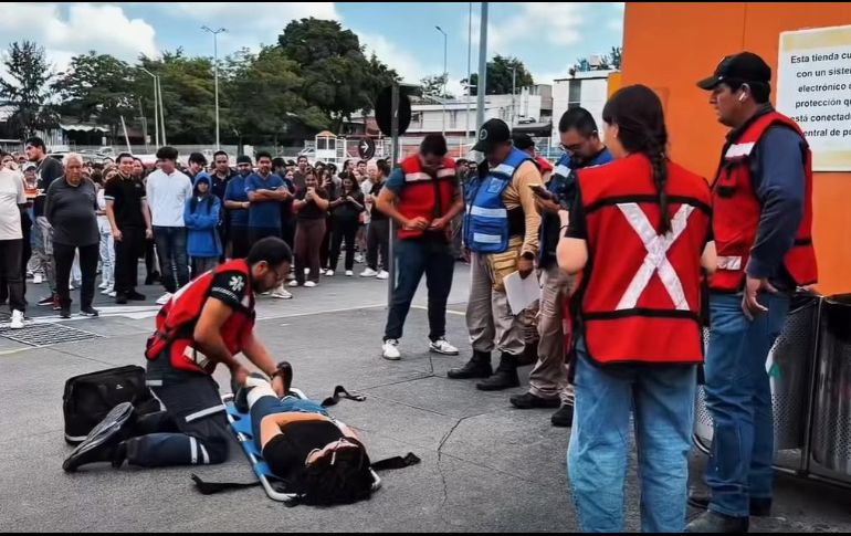 Las alarmas sísmicas sonaron al mediodía debido al Simulacro Nacional en conmemoración de los sismos del 19 de septiembre. ESPECIAL / FACEBOOK Protección Civil Jalisco