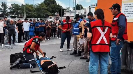 Las alarmas sísmicas sonaron al mediodía debido al Simulacro Nacional en conmemoración de los sismos del 19 de septiembre. ESPECIAL / FACEBOOK Protección Civil Jalisco