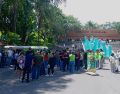 Mil 744 visitantes y 288 colaboradores participaron en el Simulacro Nacional en el Zoológico de Guadalajara. A. NAVARRO