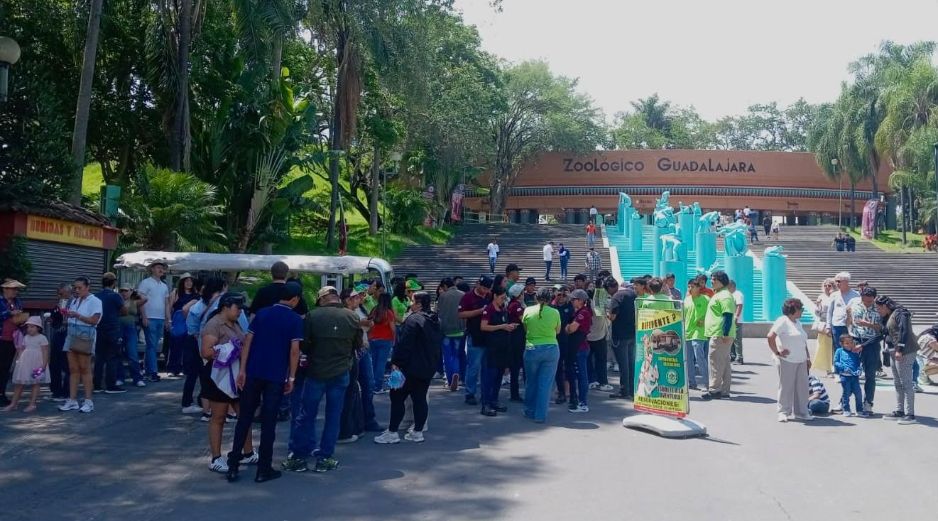 Mil 744 visitantes y 288 colaboradores participaron en el Simulacro Nacional en el Zoológico de Guadalajara. A. NAVARRO