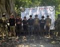 El arresto de los sospechosos tuvo lugar en la zona serrana de Sinaloa, en los límites con Durango, tras un ataque a balazos. X/OHarfuch
