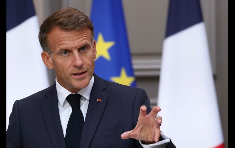Macron afirmó que Francia no necesita reafirmar constantemente su soberanía sobre el archipiélago de San Pedro y Miquelón. EFE/T. Samson