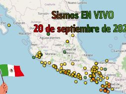EN VIVO | Sismos en México | Domingo 20 de septiembre. ESPECIAL / SSN
