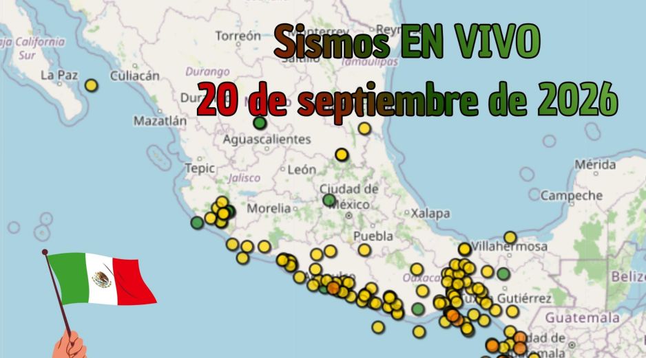 EN VIVO | Sismos en México | Domingo 20 de septiembre. ESPECIAL / SSN