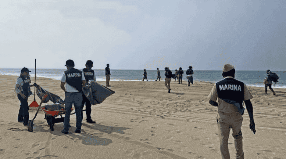 En el marco del Día Mundial de Limpieza de Playas, La Secretaría de Marina (Semar)  aseguró que desde la puesta en marcha de la Política Nacional para el Manejo Sustentable de Mares y Costas de México (PNMSMCM). SUN / ESPECIAL