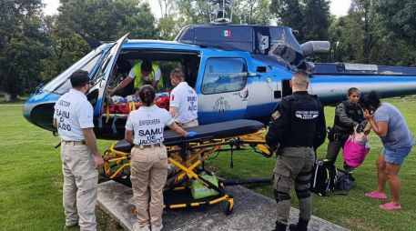 El escuadrón aerotáctico del “Zeus” cuenta con capacidades y habilidades adicionales que permiten su intervención en rescates y apoyo en contingencias, particularmente en zonas de difícil acceso. CORTESÍA/ Policía de Guadalajara