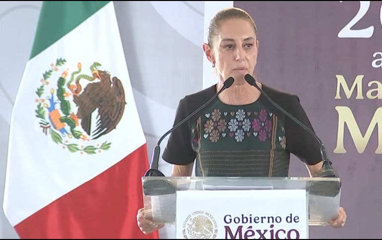 nte los señalamientos de Estados Unidos contra Rubén Rocha Moya, Sheinbaum advirtió que la intromisión externa genera violencia y exigió respeto a la soberanía nacional. ESPECIAL.