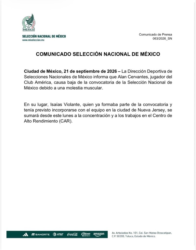 X / @miseleccionmx