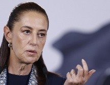 Sheinbaum sostuvo que las intervenciones extranjeras debilitan las instituciones nacionales. EFE/S. Gutiérrez