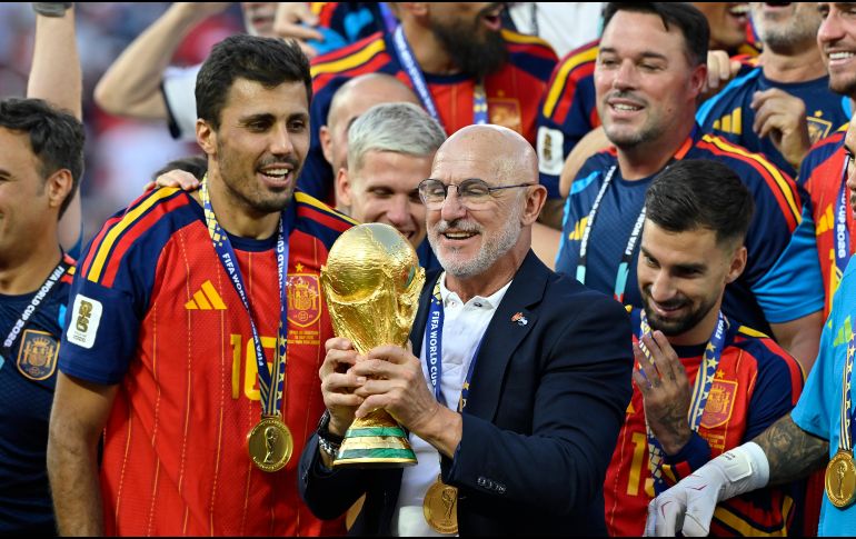 De la Fuente condujo a España a su segundo título mundial en julio pasado, en la Final del Mundial 2026. IMAGO7