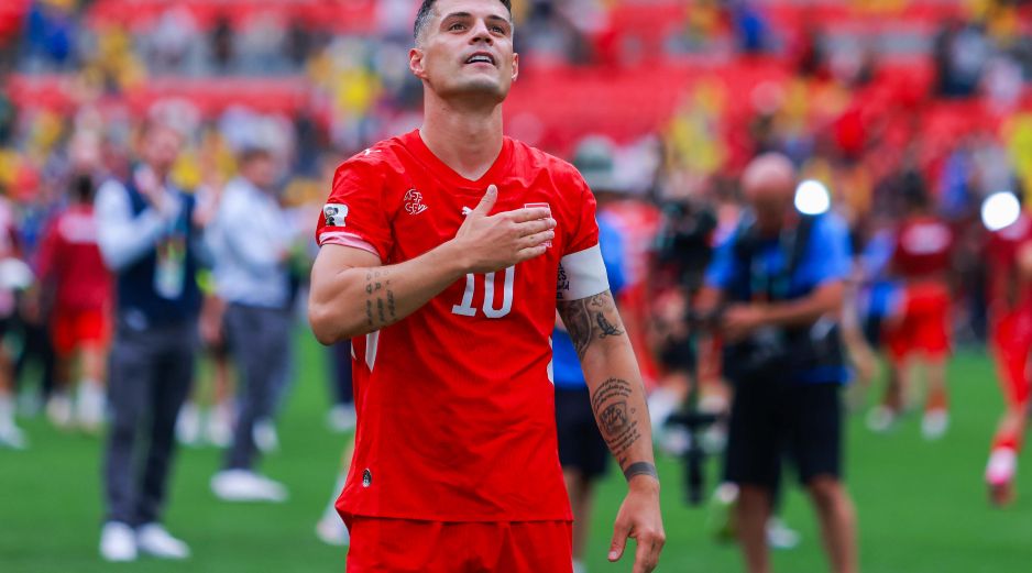 Granit Xhaka, capitán de la Selección de Suiza. IMAGO7