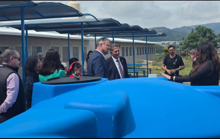 Entre los ejercicios dirigidos a los estudiantes se encuentran Guardianes de la Lluvia, Porra del Agua y Presenta tu Sistema; el objetivo es involucrar a la comunidad en el cuidado del vital líquido. ESPECIAL / Ayuntamiento de Zapopan