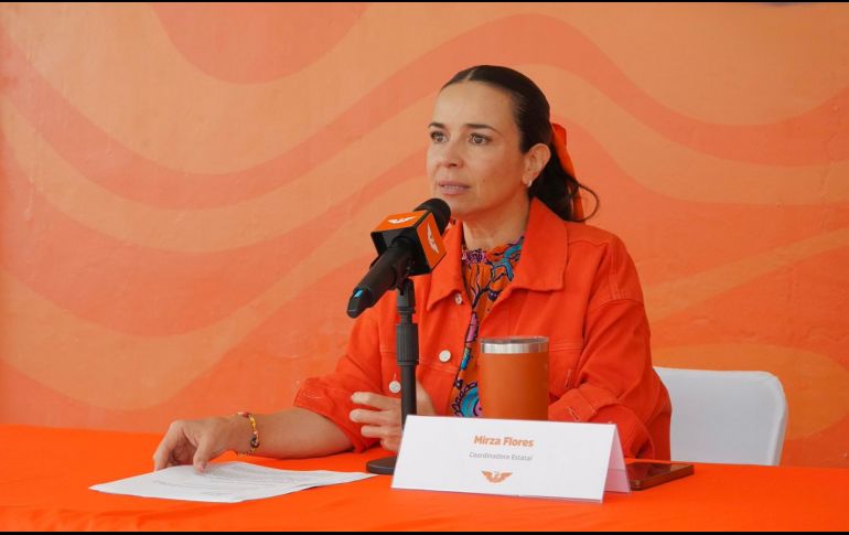 Mirza Flores acusa un sesgo partidista en el gasto público al comparar los 8.4 millones de pesos para Jalisco frente a los montos multimillonarios asignados a Veracruz y Edomex. CORTESÍA.