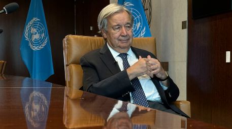 Guterres dio la bienvenida al llamamiento promovido por el presidente de Finlandia, Alexander Stubb, y el primer ministro de Noruega, Jonas Gahr Støre. AP/D. Martin