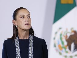 Sheinbaum pidió a la población mantenerse atenta a información oficial del SMN y Protección Civil. EFE/S. Gutiérrez