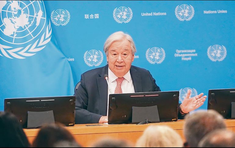 El secretario general de la ONU, António Guterres, será el anfitrión de la Asamblea General. AFP