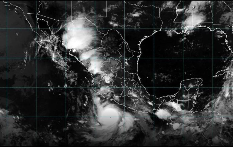 Se prevé que Polo roce la costa mexicana durante unos días sin tocar tierra directamente. FACEBOOK/conaguamx