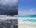 La temporada de ciclones tropicales de 2026 está dejando ver un contraste notable entre las cuencas del Pacífico y el Atlántico. ESPECIAL / CANVA