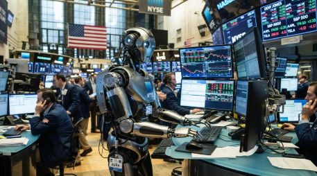 Las dudas sobre la rentabilidad de la inteligencia artificial y la inflación energética debilitan al dólar. ESPECIAL / Gemini