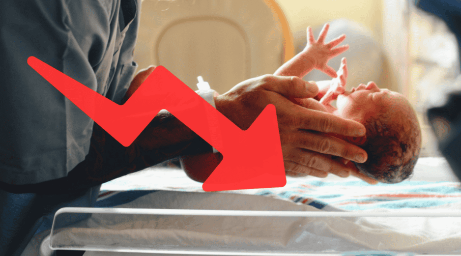 110 países presentaron números por debajo de la tasa de reemplazo poblacional en 2021. UNSPLASH / CANVA