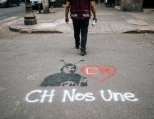 Pinta urbana con el logotipo de El Chapulín Colorado y la leyenda 