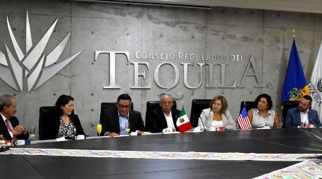 Durante el diálogo, realizado en la sede del Consejo Regulador del Tequila, se resaltaron siete ejes para fortalecer la cooperación entre México y los Estados Unidos en torno al tequila. ESPECIAL
