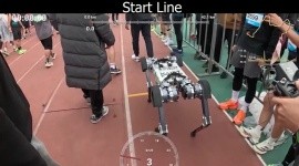 Un robot cuadrúpedo corre la maratón