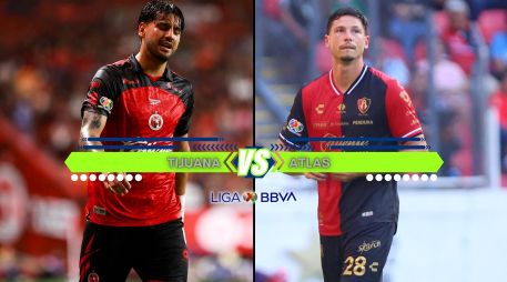 Tijuana y Atlas se enfrentan este viernes en la Jornada 10 del Apertura 2026. ESPECIAL / IMAGO7 y CANVA