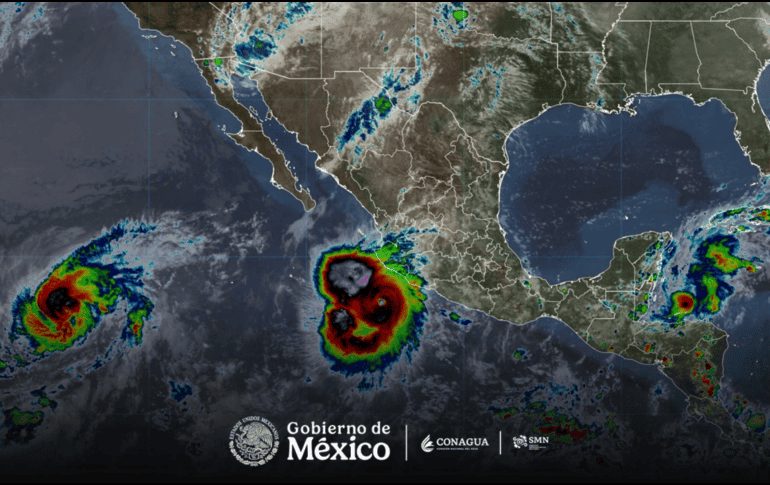 Las autoridades advierten que estas precipitaciones pueden provocar deslaves, aumento en los niveles de ríos y arroyos, desbordamientos e inundaciones, principalmente en zonas bajas. X / @conagua_clima