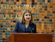La diputada Gaby Cárdenas cuestionó el compromiso presupuestal del Estado frente a los recortes y el desinterés de la Federación. ESPECIAL
