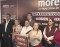 Martha Patricia García, secretaria general de Morena en Morelos, anunció el fin de la alianza estatal con el PT. SUN/J. Miranda