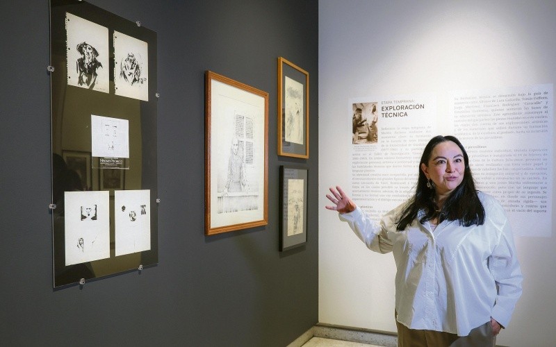 Patricia Montelongo Calleja. Curadora de la muestra “Martha Pacheco. Archivo y memoria”. EL INFORMADOR/A. Navarro