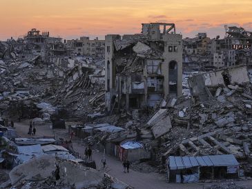 Edificios destruidos en Ciudad Gaza el 23 de septiembre del 2026. AP/J. Alshrafi