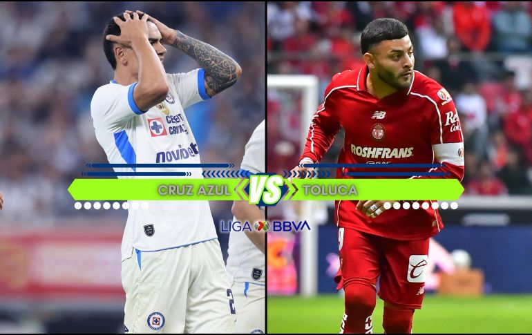 Cruz Azul y Toluca llegan al encuentro separados por cuatro puntos en la Tabla General, con los Diablos Rojos como líderes del Apertura 2026. ESPECIAL / IMAGO7 y CANVA